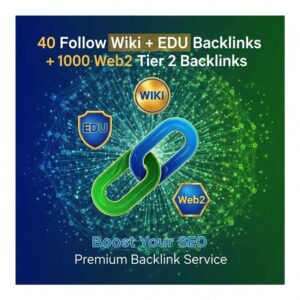 0 Follow Wiki + EDU Backlinks + 1000 Web2 Tier 2 Backlinks