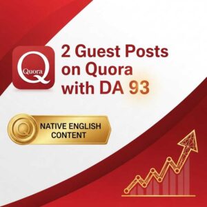 2 Guest Posts on Quora with DA 93
