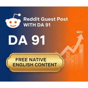 Reddit Guest Post with DA 91 + Free Native Content